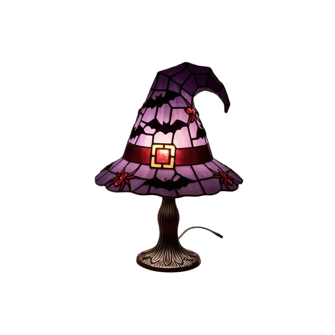 Resin Witch Hat Night Light | USB Powered Halloween Table Lamp