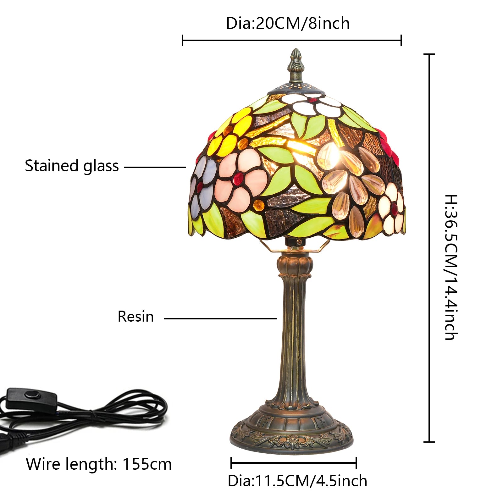 Stained Glass Table Lamp