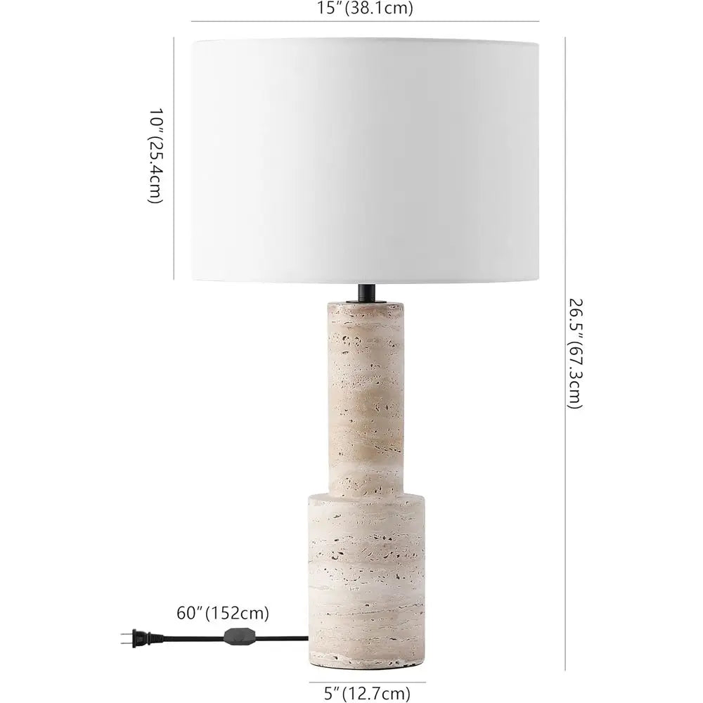 Contemporary Table Lamp with LED Bulb