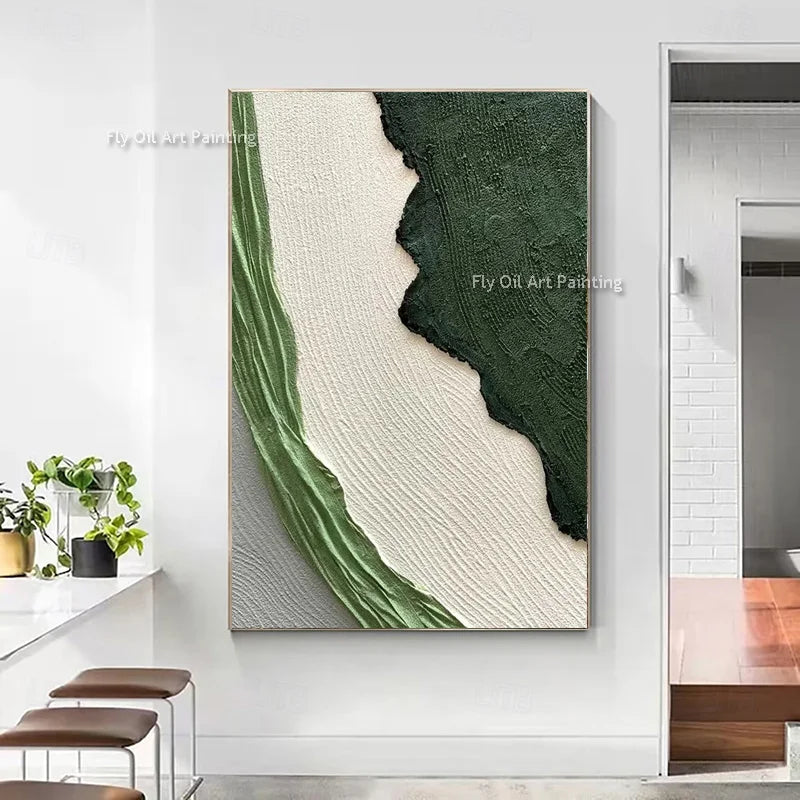 Abstract Hand-Painted Oil Painting on Canvas