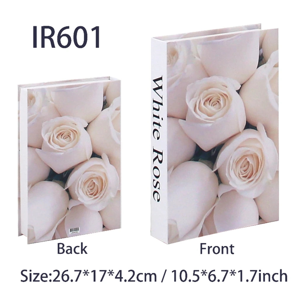 Decorative Fake Book Box – Modern Home Décor Storage Ornament