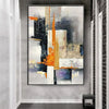 Hand-Painted Abstract Oil Painting on Canvas