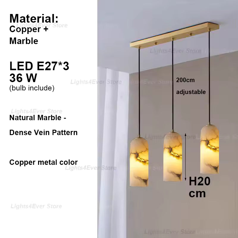 Luxury Marble-Style Wall Sconce