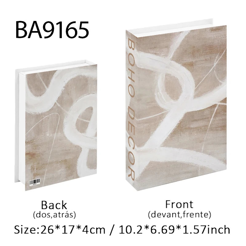 Decorative Book Storage Box – Abstract Design