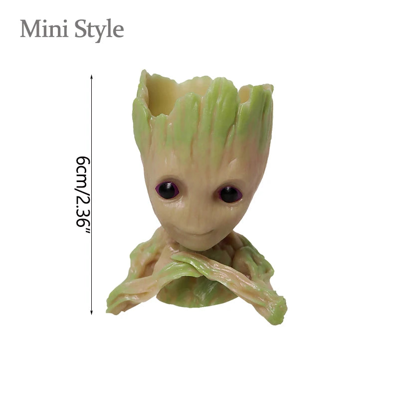 Groot Tree Figure Planter Vase | Desk Organiser & Pen Holder