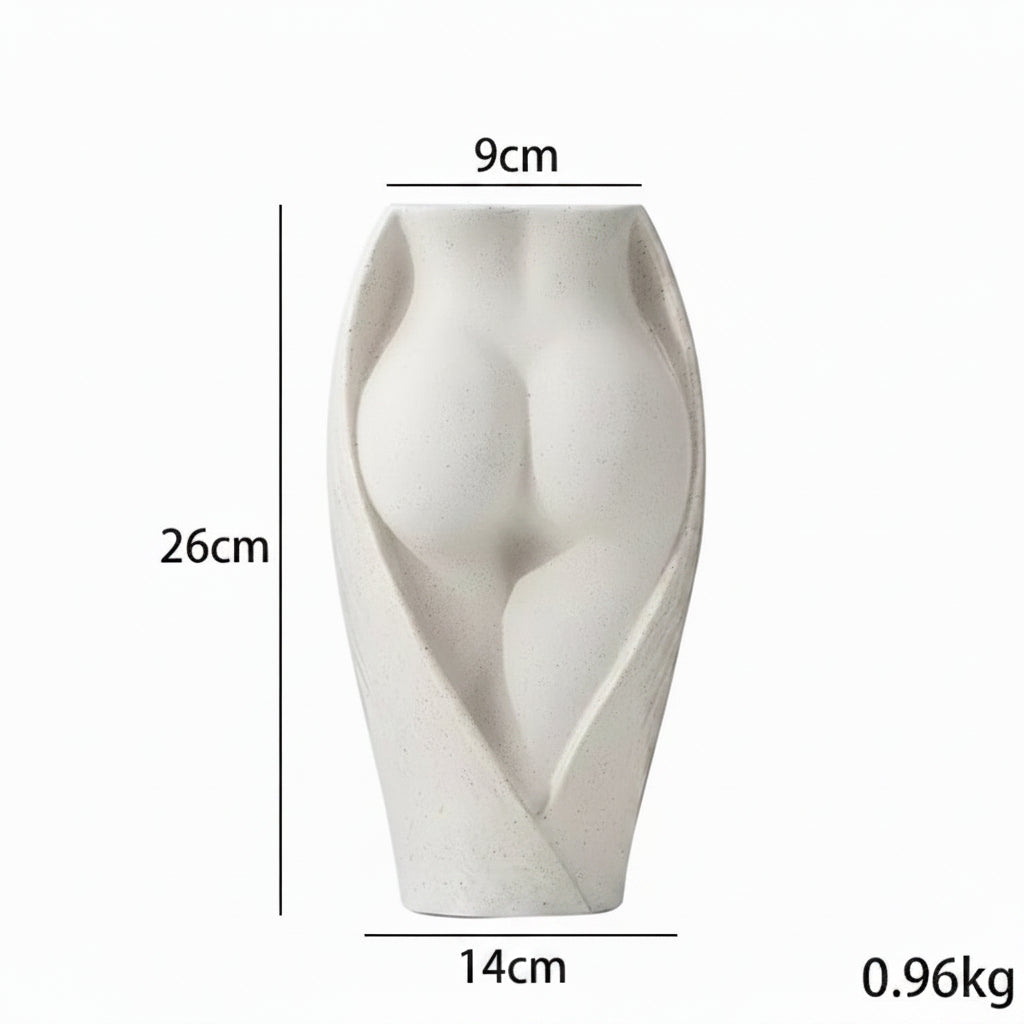Body Figure Ceramic Tabletop Vase