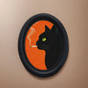 Black Cat Framed Mini Wall Art