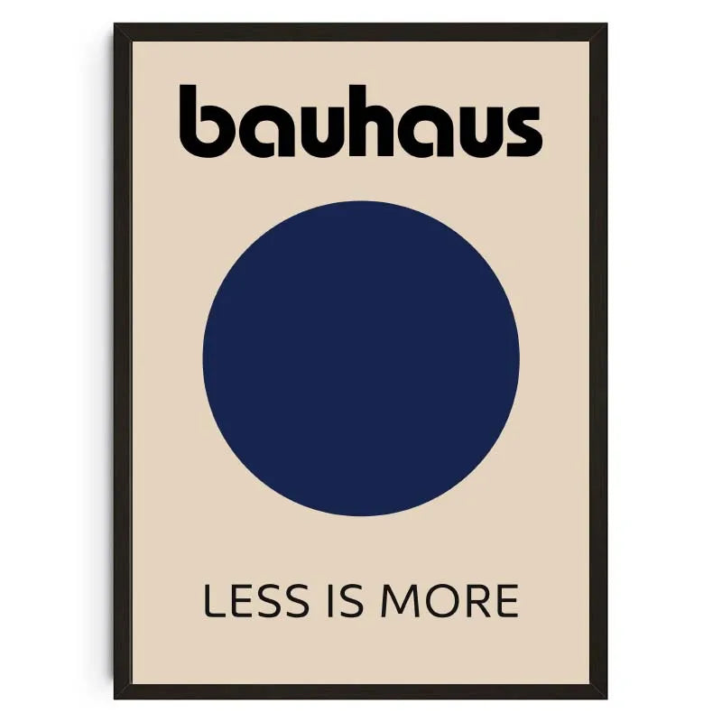 Mid-Century Modern Bauhaus Abstract Geometric Wall Art