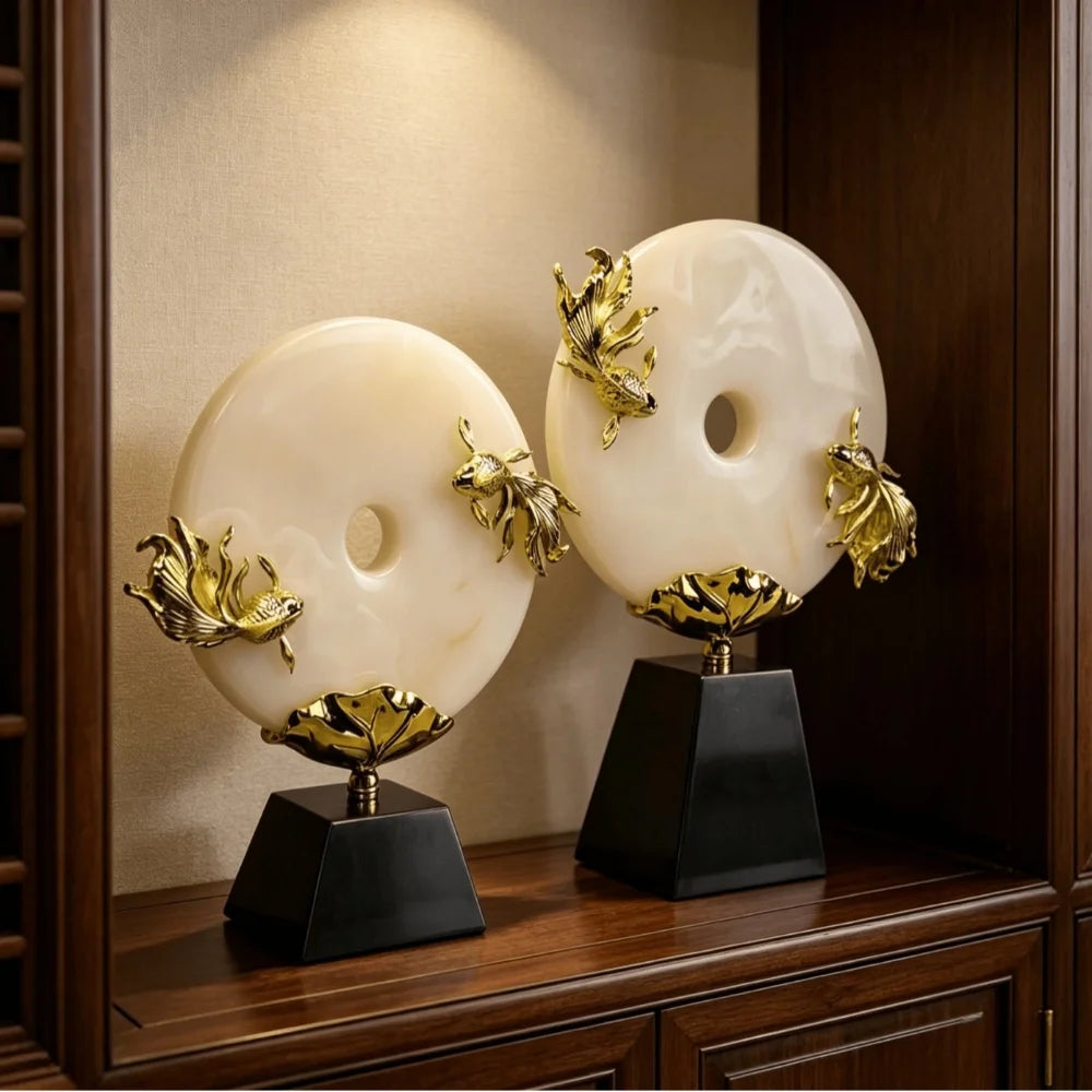 Jade Donut Table Ornament