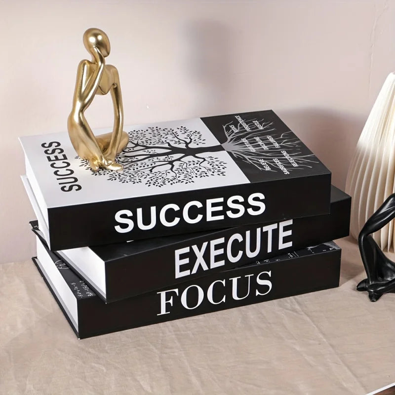 Inspirational Decorative Book Set – Set of 3