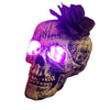 LED Glowing Skeleton Skull Decor – Halloween Yard & Haunted House Prop