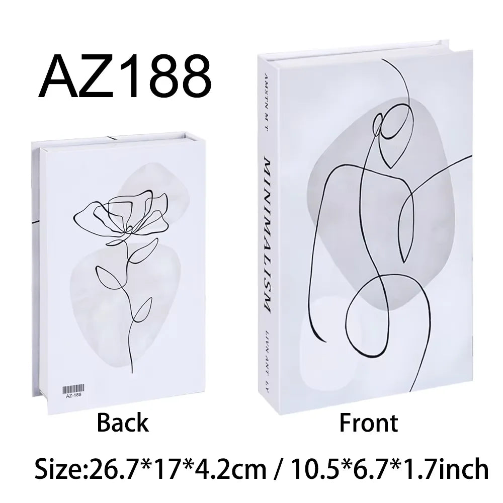 Decorative Fake Book Box – Modern Home Décor Storage Ornament