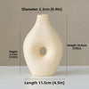 Nordic White Ceramic Decorative Vase