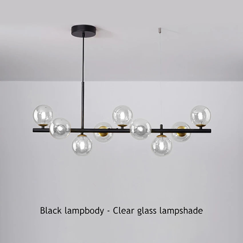 Modern Glass Ball Chandelier