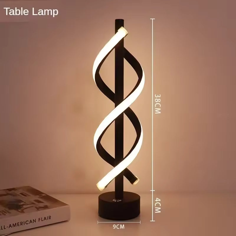 Minimalist Geometric Line LED Floor Lamp