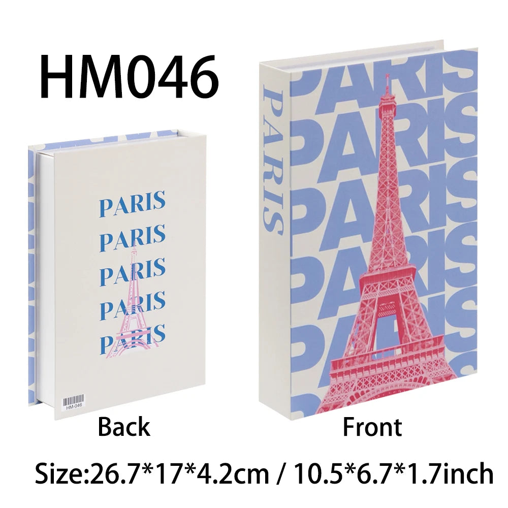 Decorative Fake Book Box – Modern Home Décor Storage Ornament
