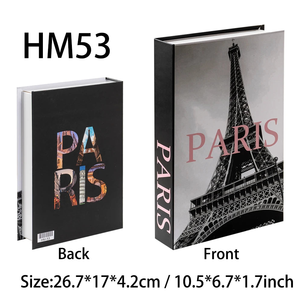 Decorative Fake Book Box – Modern Home Décor Storage Ornament