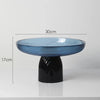 Crystal Glass Decorative Fruit Tray | Luxury Coffee Table Centrepiece