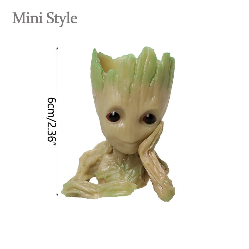 Groot Tree Figure Planter Vase | Desk Organiser & Pen Holder