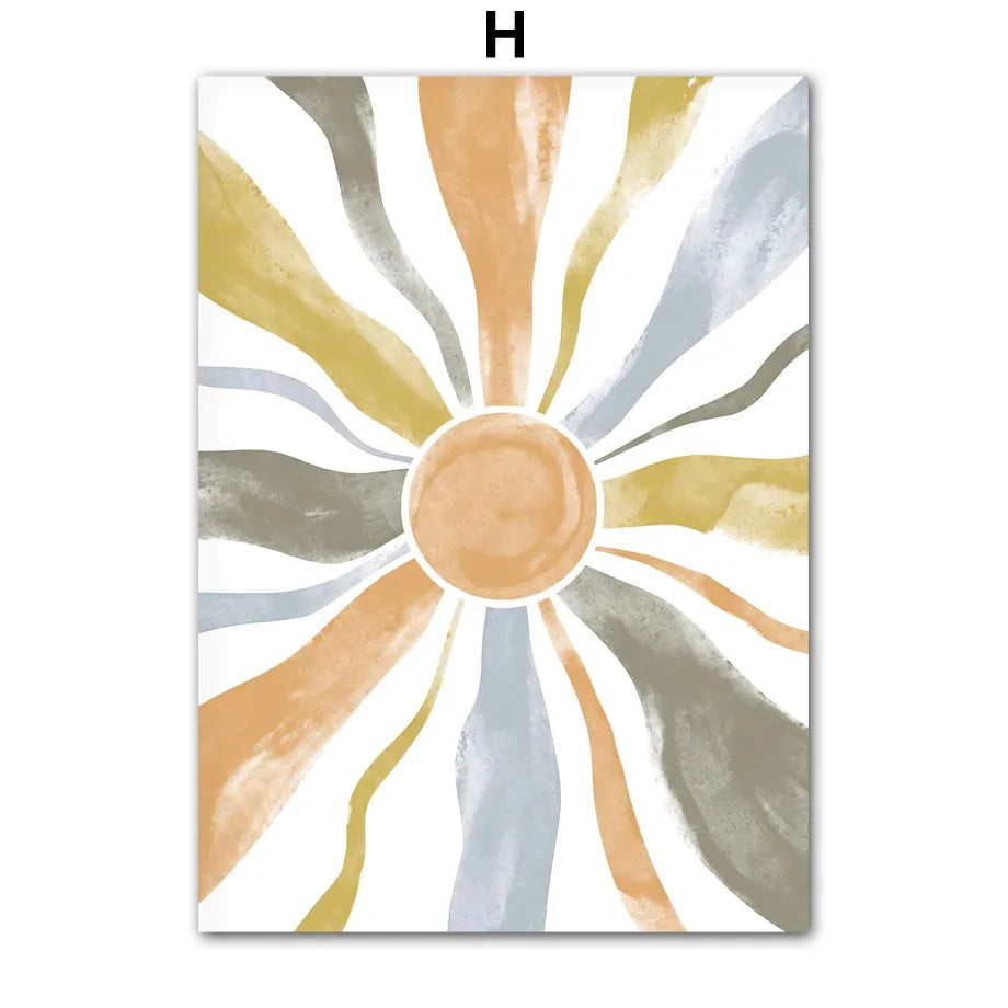Botanical & Geometric Canvas Wall Art