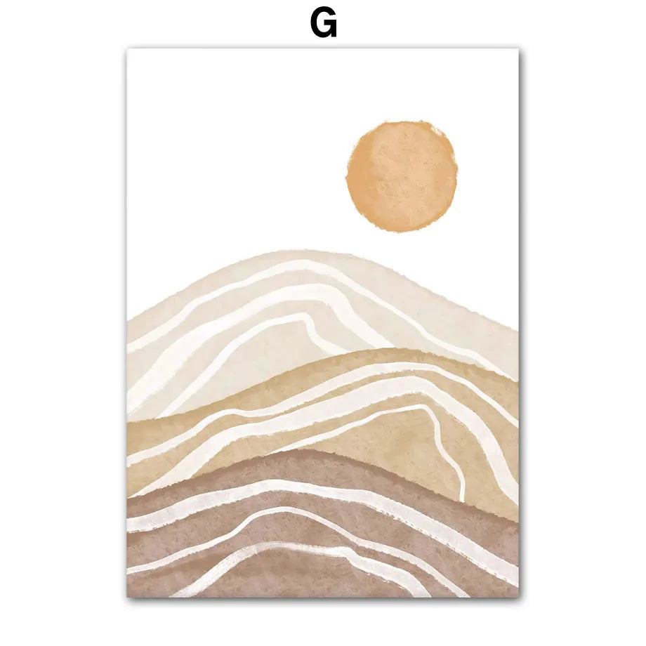 Botanical & Geometric Canvas Wall Art