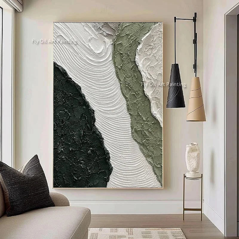 Abstract Hand-Painted Oil Painting on Canvas
