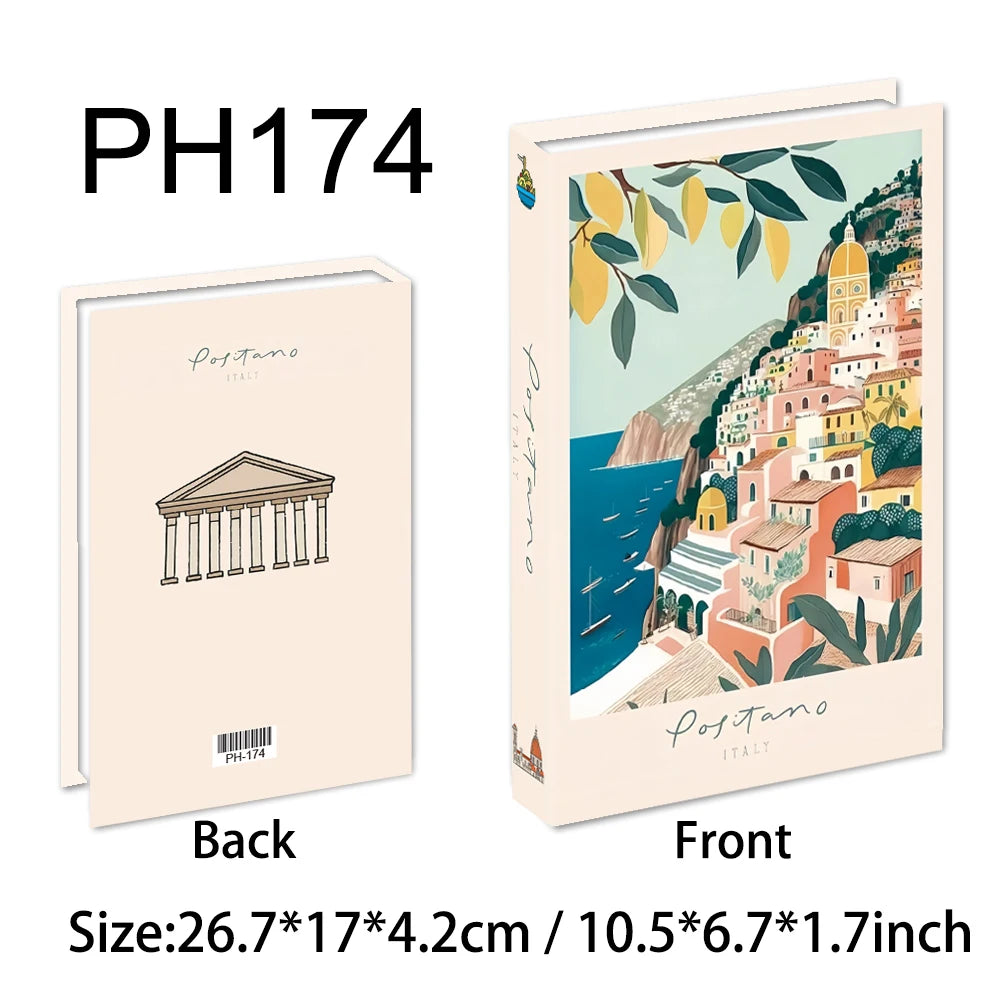 Decorative Book Box with Magnetic Closure