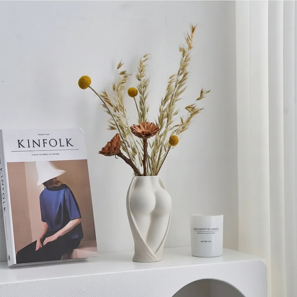 Body Figure Ceramic Tabletop Vase