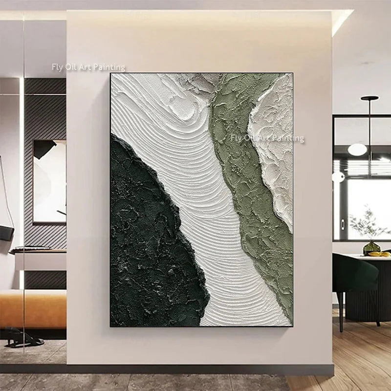 Abstract Hand-Painted Oil Painting on Canvas
