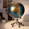 Globe Ornament with Sailboat Accent