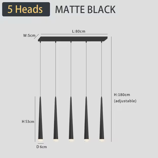 Modern LED Crystal Staircase Chandelier in Black & Gold