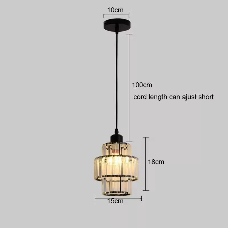 Crystal & Glass Chandelier