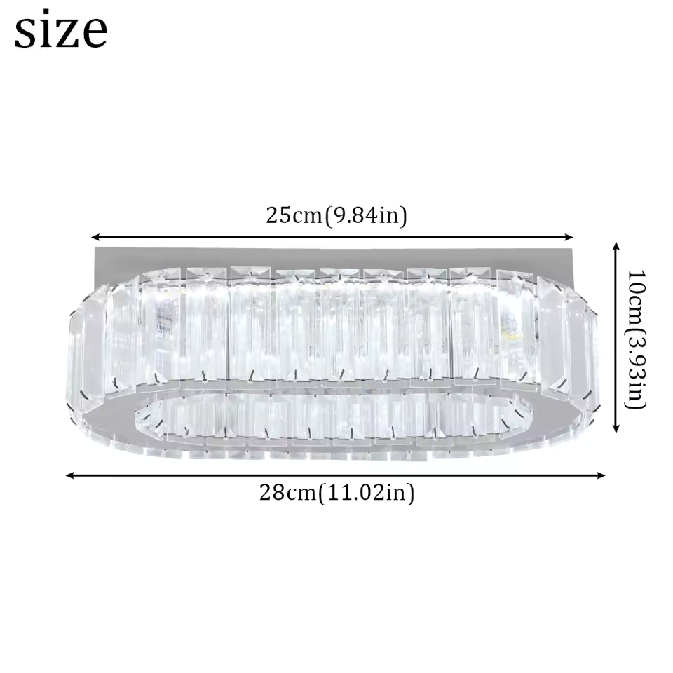 Crystal LED Chandelier for Hotel Lobby & Dining Room