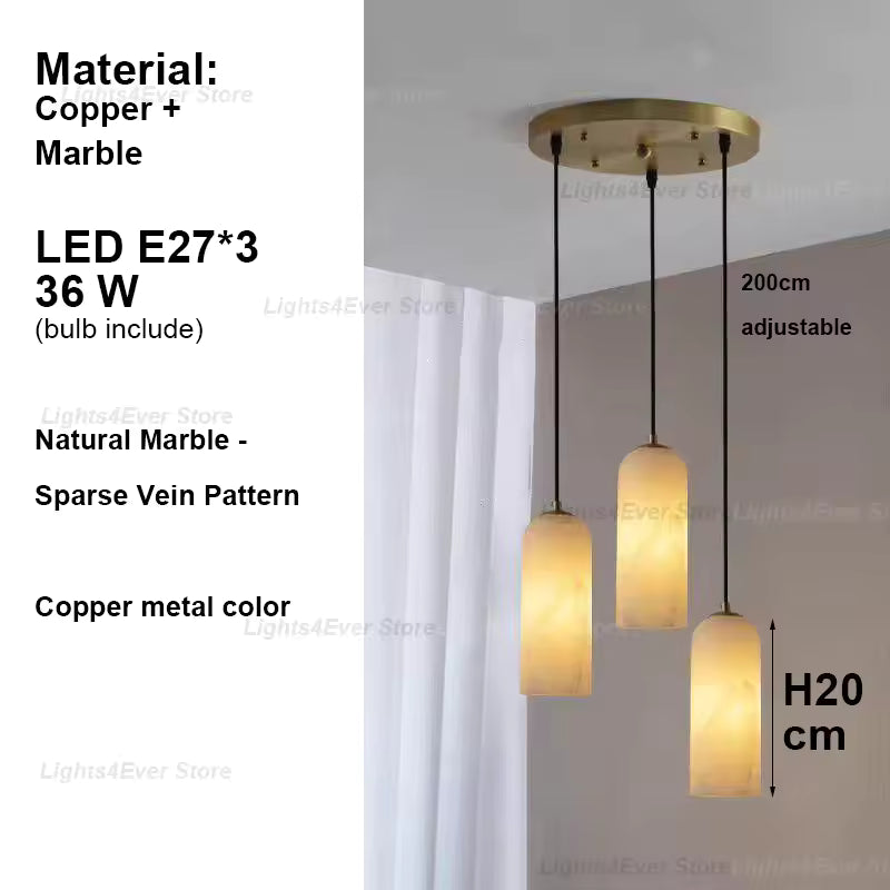 Luxury Marble-Style Wall Sconce