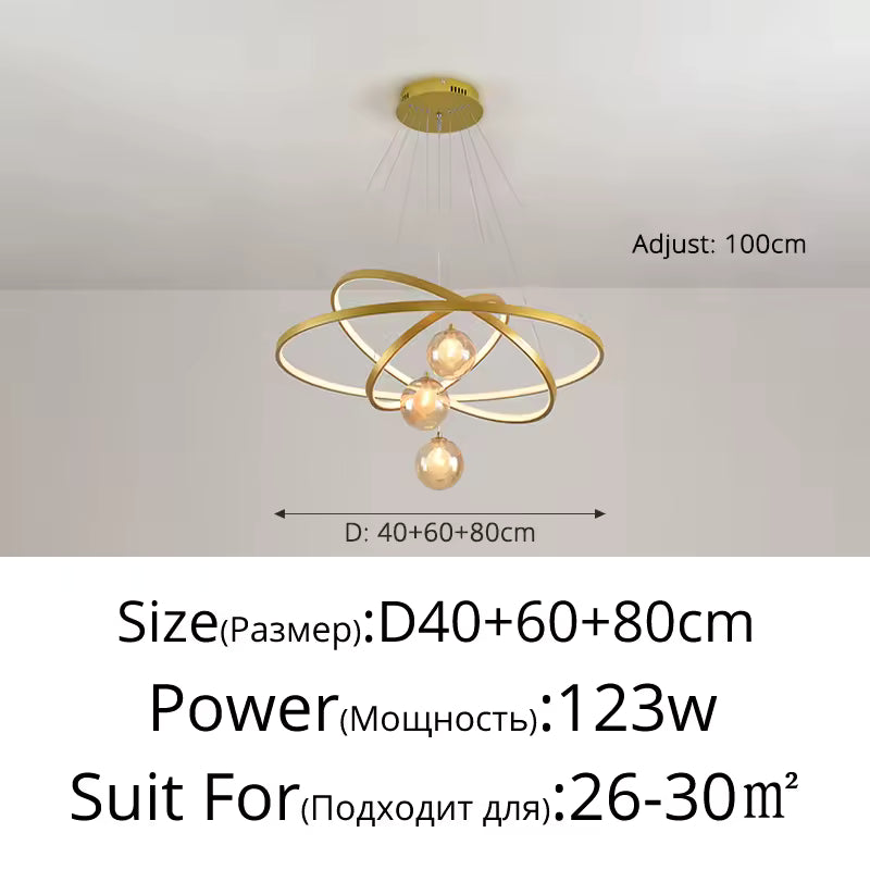 Modern Nordic LED Pendant Chandelier