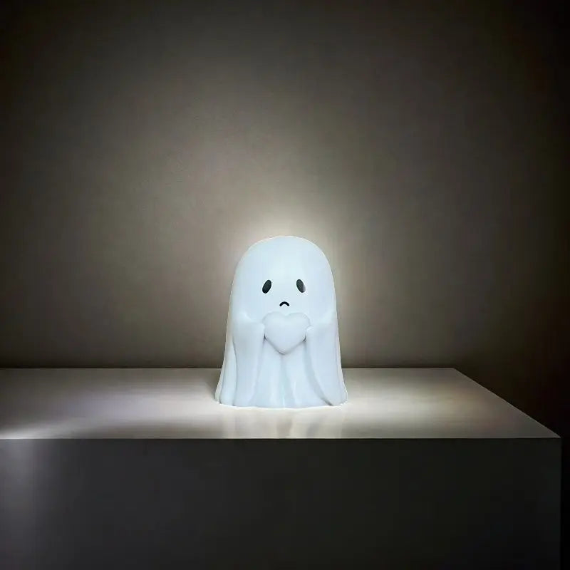 Middle Finger Ghost Figurine | Halloween Shelf Decor