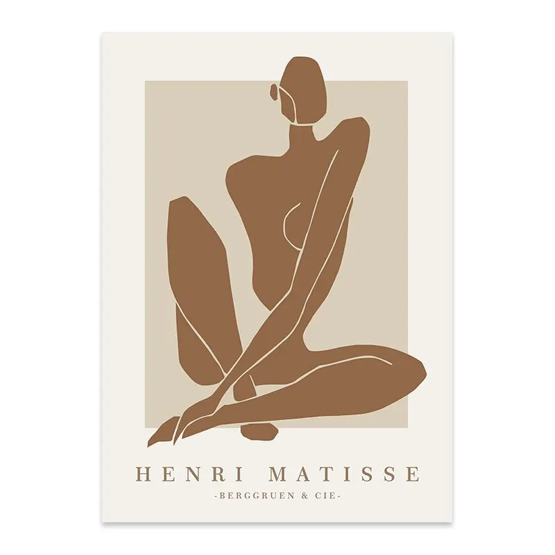 Minimalist Line Art Canvas Poster
