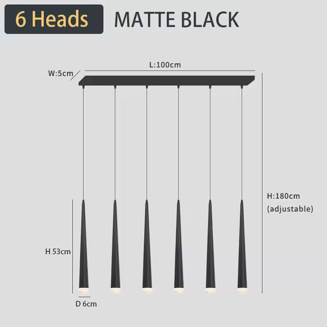 Modern LED Crystal Staircase Chandelier in Black & Gold