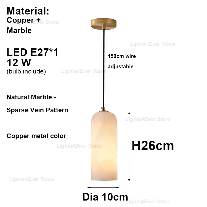 Luxury Marble-Style Wall Sconce