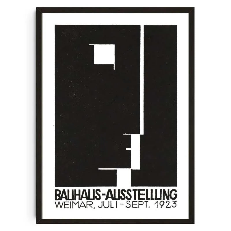 Mid-Century Modern Bauhaus Abstract Geometric Wall Art