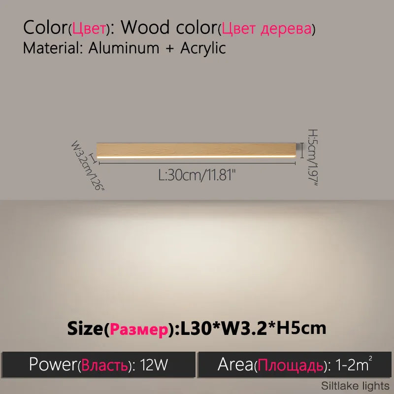 Nordic LED Strip Ceiling Light
