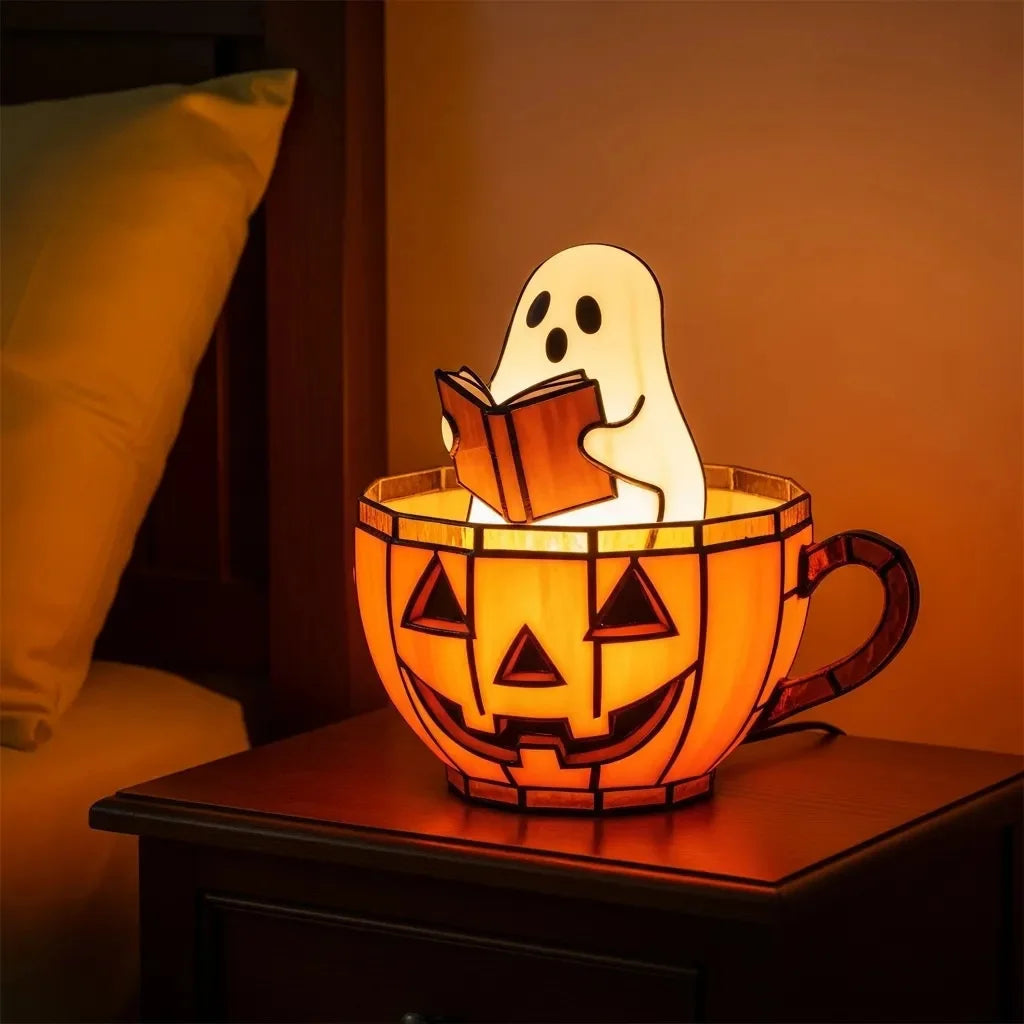 Halloween Ghost Spinning Lamp Ornament