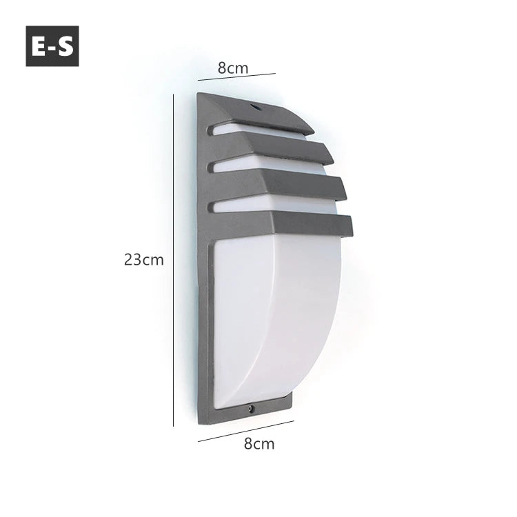 IP65 Outdoor LED Wall Sconce – E27 Aluminum