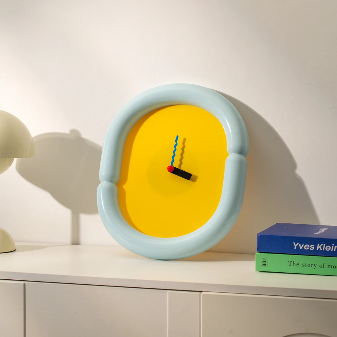 Oval Acrylic Wall Clock – Nordic Style