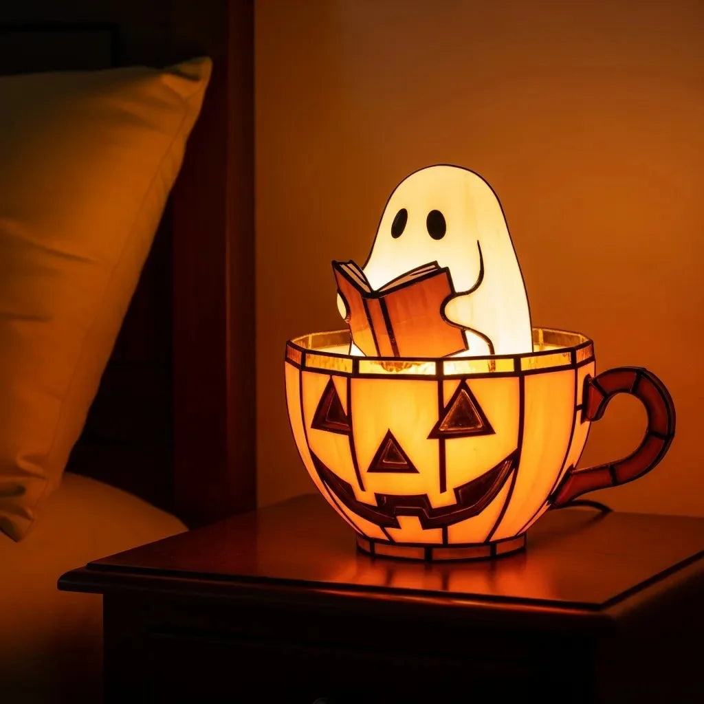 Halloween Ghost Spinning Lamp Ornament