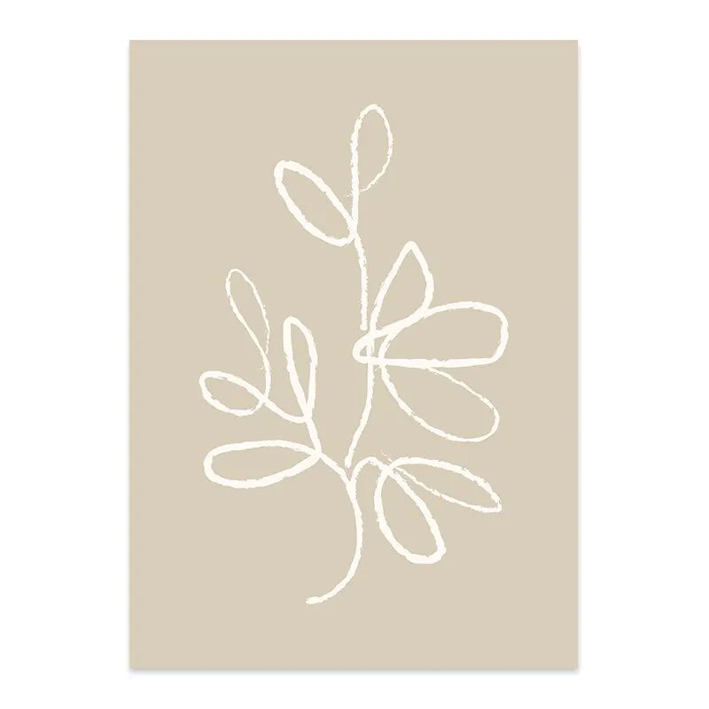 Minimalist Line Art Canvas Poster
