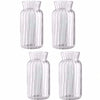 Retro Striped Glass Vase