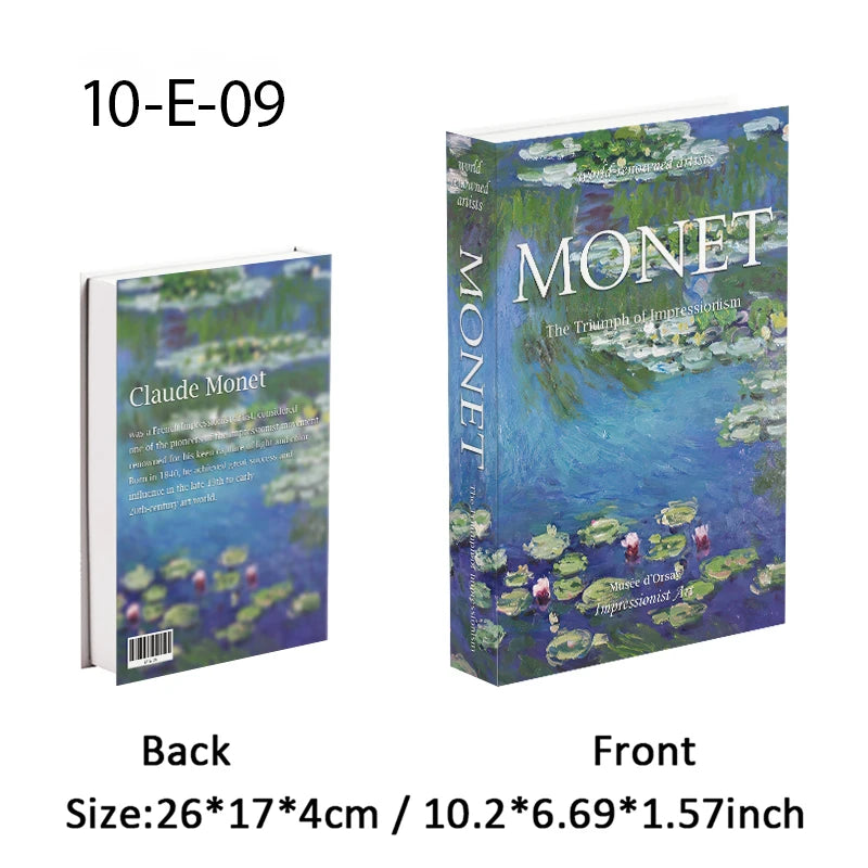 Decorative Book Storage Box – Abstract Design