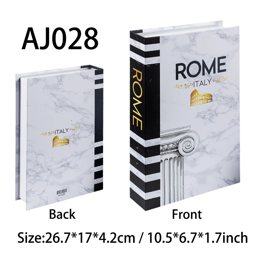 Decorative Book Box with Magnetic Closure