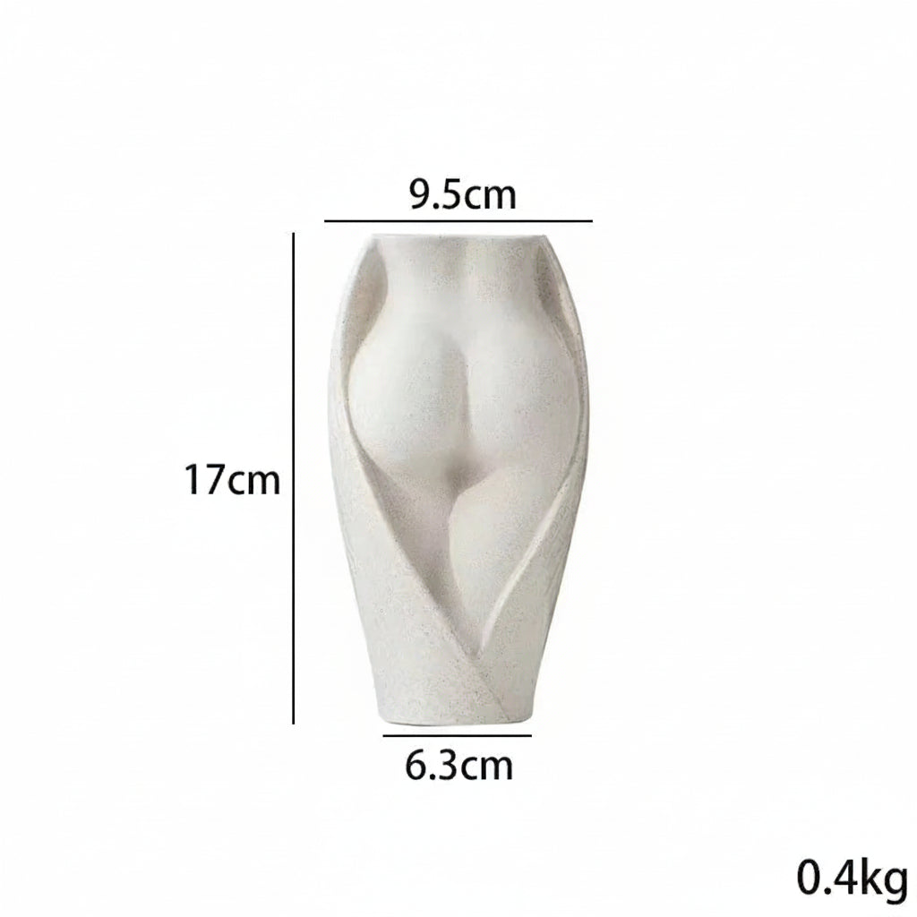 Body Figure Ceramic Tabletop Vase